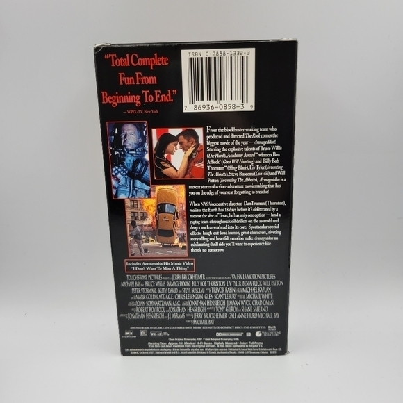 1998 Armageddon Touchstone Pictures VHS - Picture 2 of 2